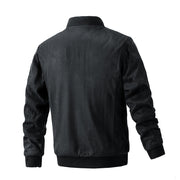 Suede Stand Collar