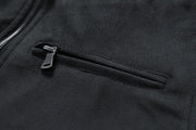 Suede Stand Collar
