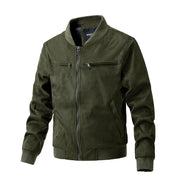 Suede Stand Collar