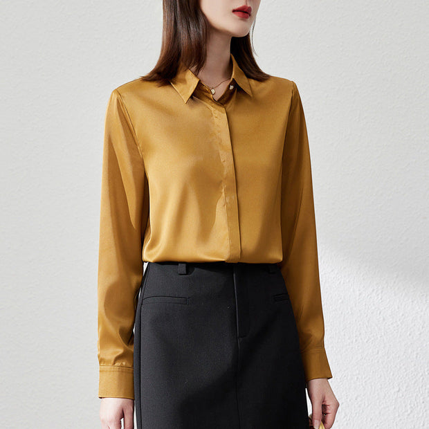 Graceful Satin Top